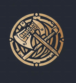 Wikingeraxt und Schild